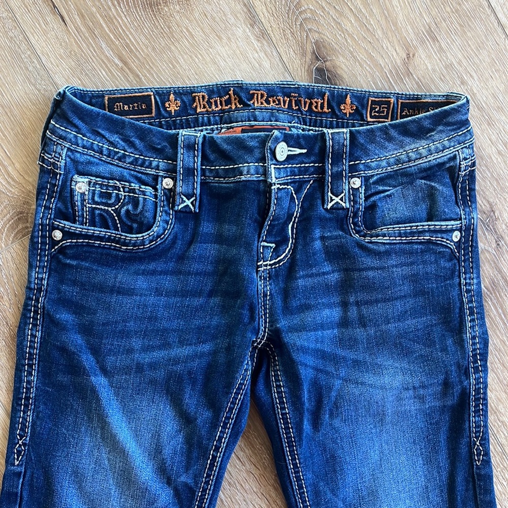 ROCK REVIVAL Martia Ankle Skinny Jeans - Picture 5 of 10